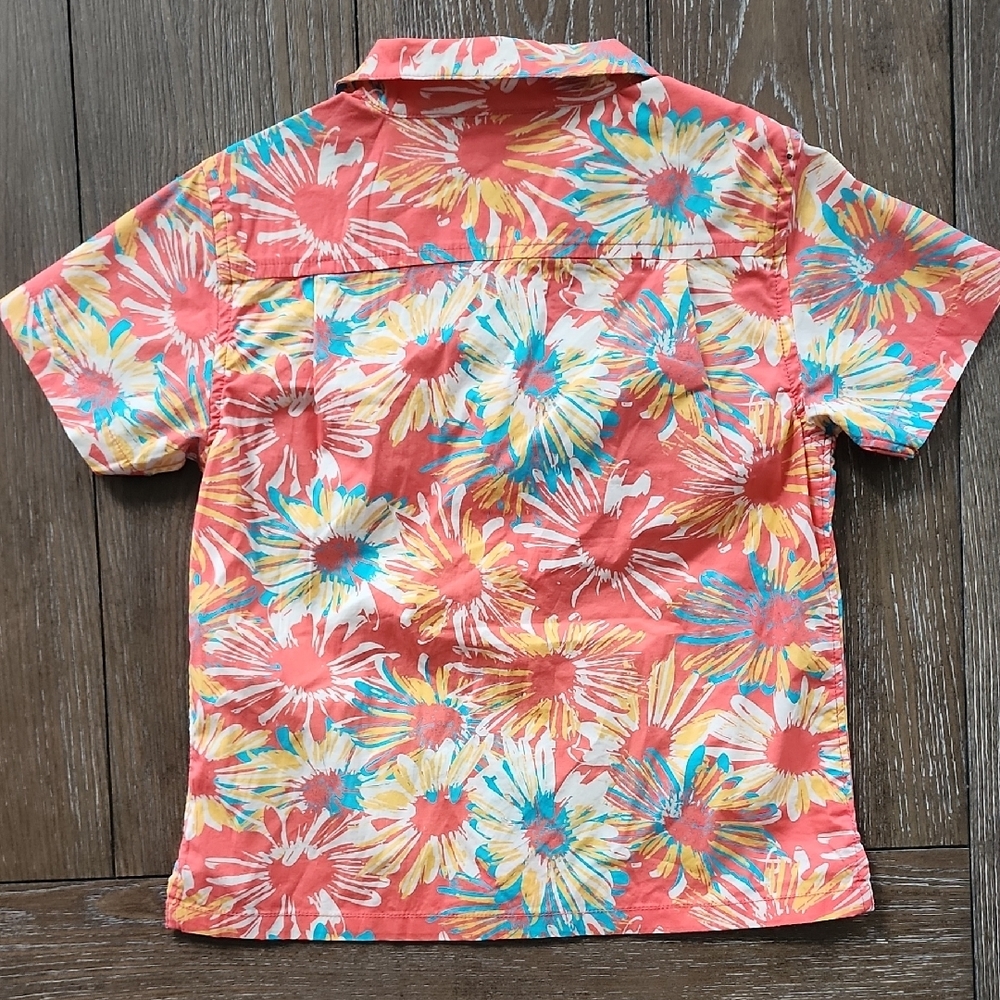 Chubbies Lil Coral Frondzy Sunday Shirt 4T - Picture 3 of 5